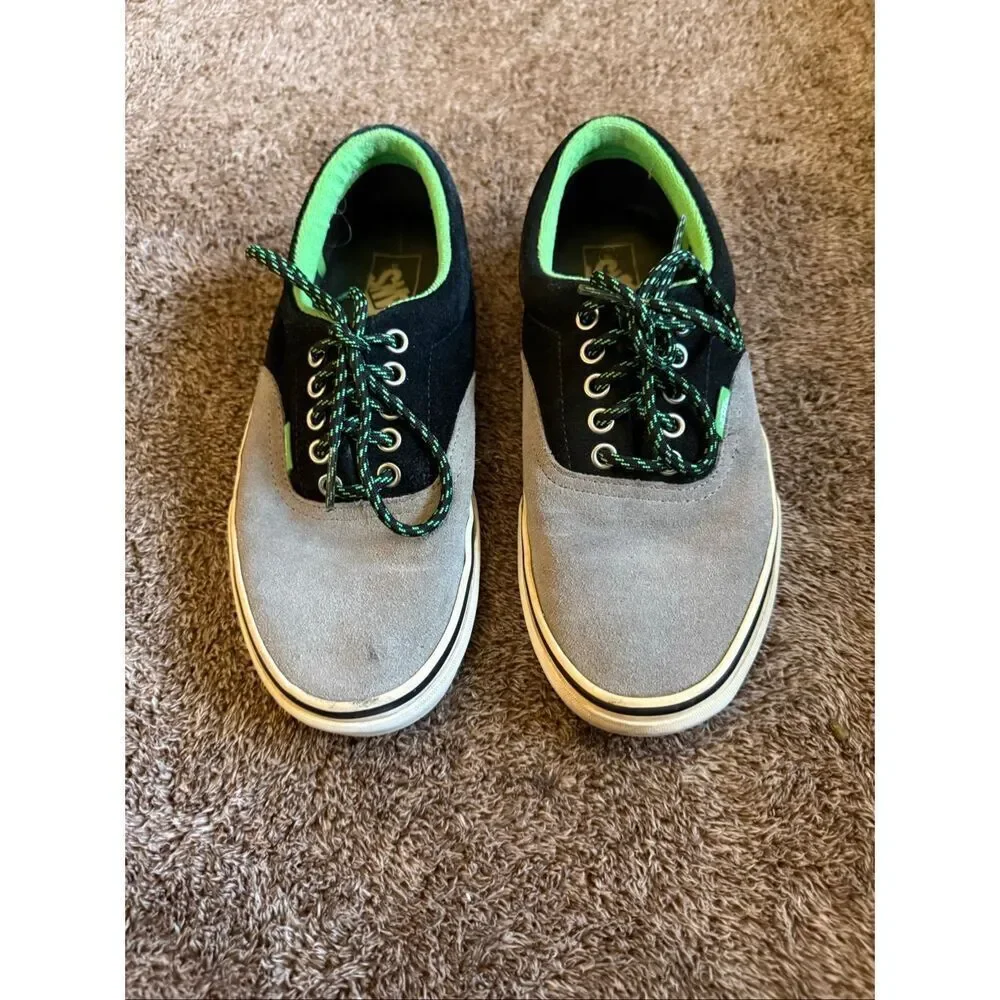 Vans Era Suede Wild Dove and Poison Green colorway Size Mens 7.5 Womens 9